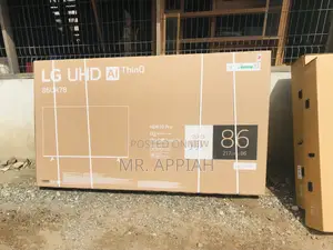 Sealed in Box Lg86uq900 86” Uhd Smart Television.