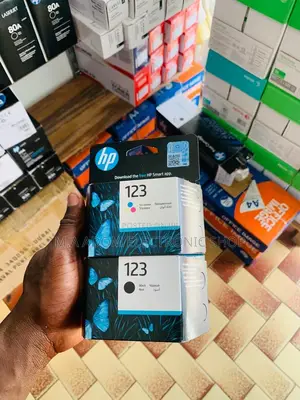 Hp 123 Ink Jet Black Cartridge Each Color