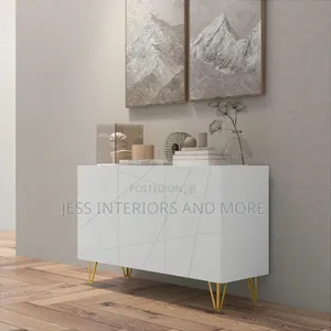 Luxe Console Table (White )