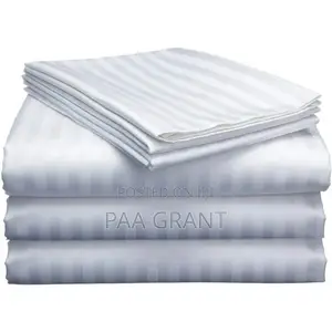 Original Thick Cotton 2 Bedsheets, 4 Pillow Cases for Hotels