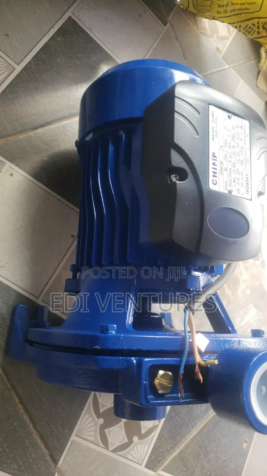 Chimp/ Ecoolmax 1.0hp Water Pump