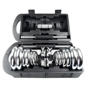 30kg Chromo Plated Adjustable Dumbbells Set (Christmas Promo)