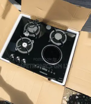 3 Gas 1 Electric 60m Kenwood Glass Black Affordable