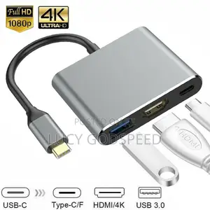 Type -C to HDMI 3 in 1 Adapter