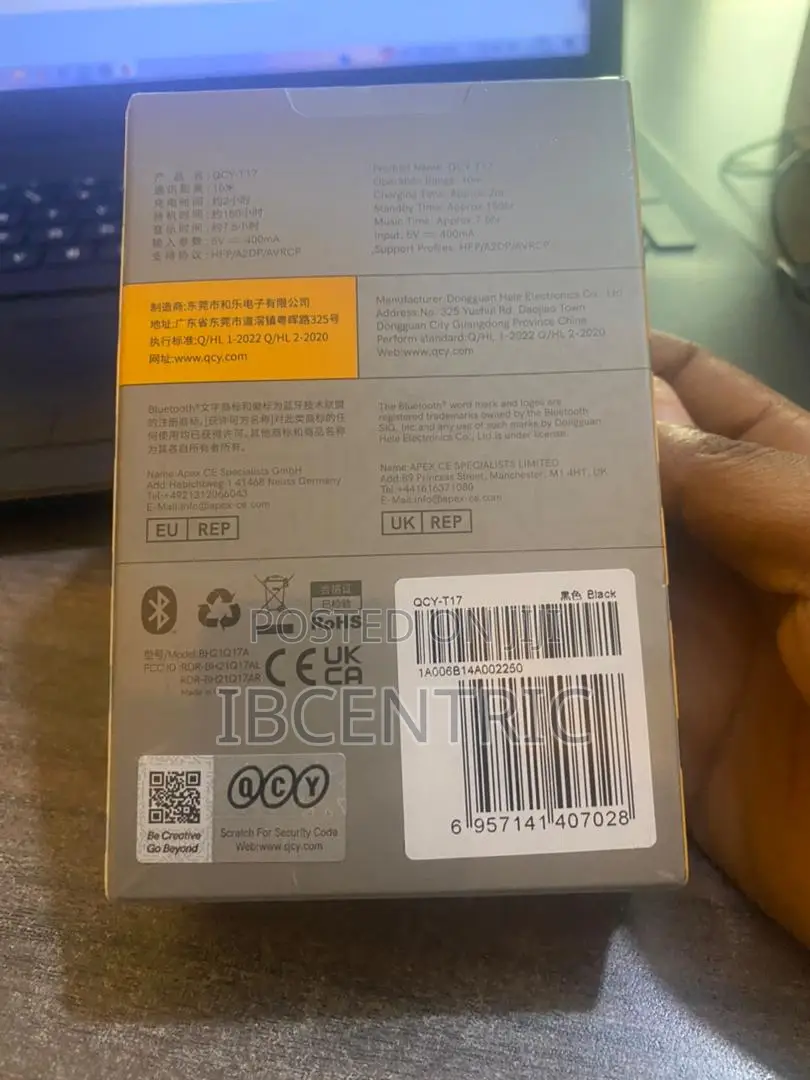 Qcy T17 Black