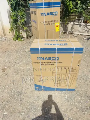 Semi-Auto Electric Nasco 7kg Top Load Washing Machine.