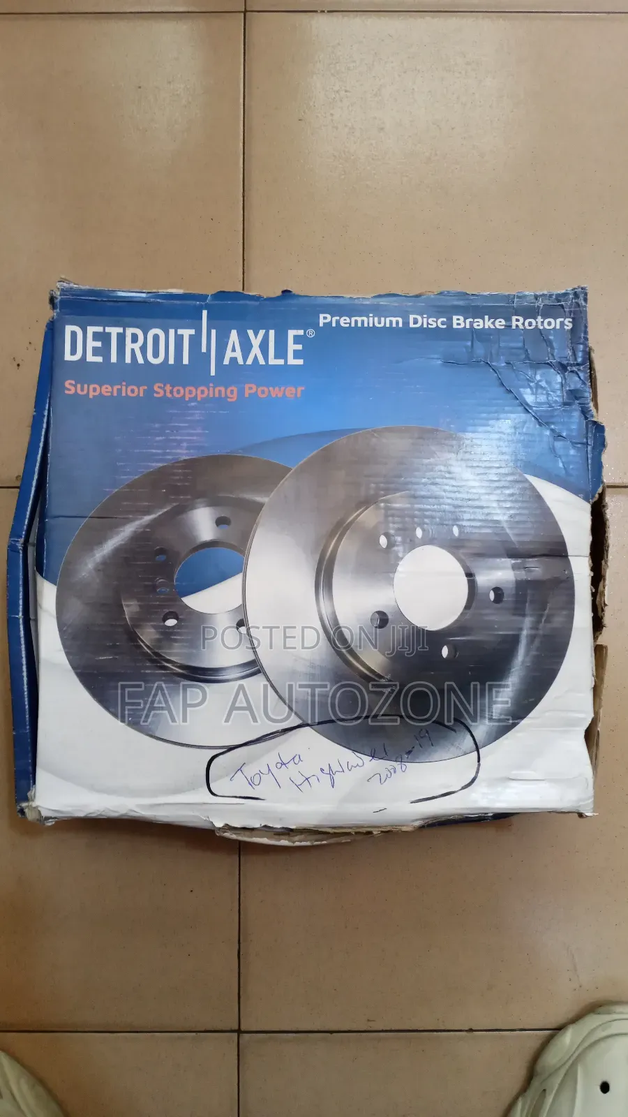 01217.Original Detroit Axle Rotors for Highlander From Usa.
