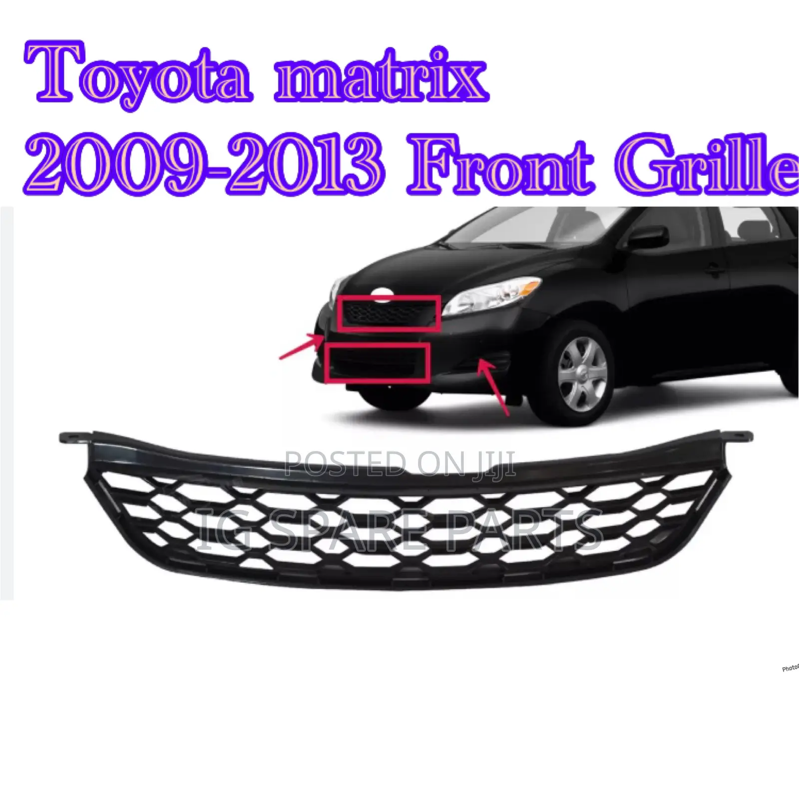 Toyota Matrix 2009-2013 Front Grille