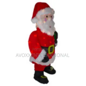 Northlight 32" Lighted Chenille Santa Christmas Decoration