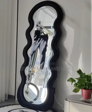Mirror With LED Lights Full-Length (Black)