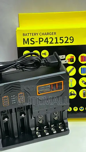 8slot Dual USB Batter Charger (MS-P421529)
