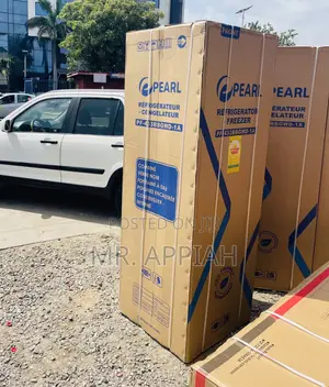 Affordable Pearl PF 433 BBGWD-1A 2 Door Electric Fridge.