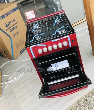 Genuine 4 Gas Cooker Oven Volcano 50x50 Red
