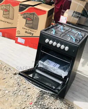 Order ~~ Black Volcano 4 Gas Burner Oven 50/50