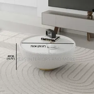 Coffee Table (White Gold Base)