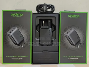 Oraimo Hyper Gan 65 65w Gan Wall Charger Kit + 100w Cc Cable