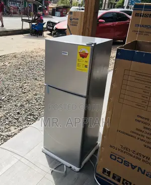 Direct Cooling Nasco 112l Electric Fridge(Nasf2-13fl)Gray.