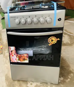 Fine Volcano 50x50 Gas Oven 4 Burner(Gray) 
