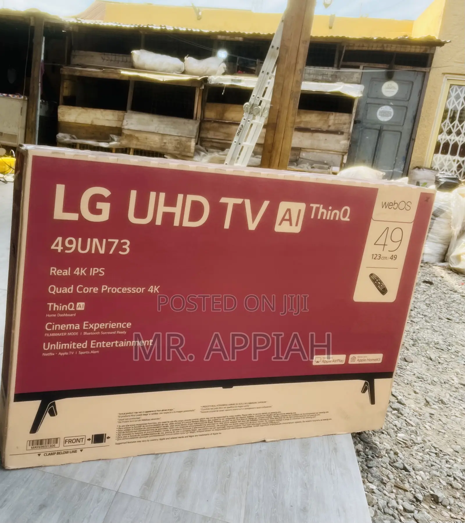Quality Lg 49UN7340 49 Inch Active HDR Webos Smart Tv.