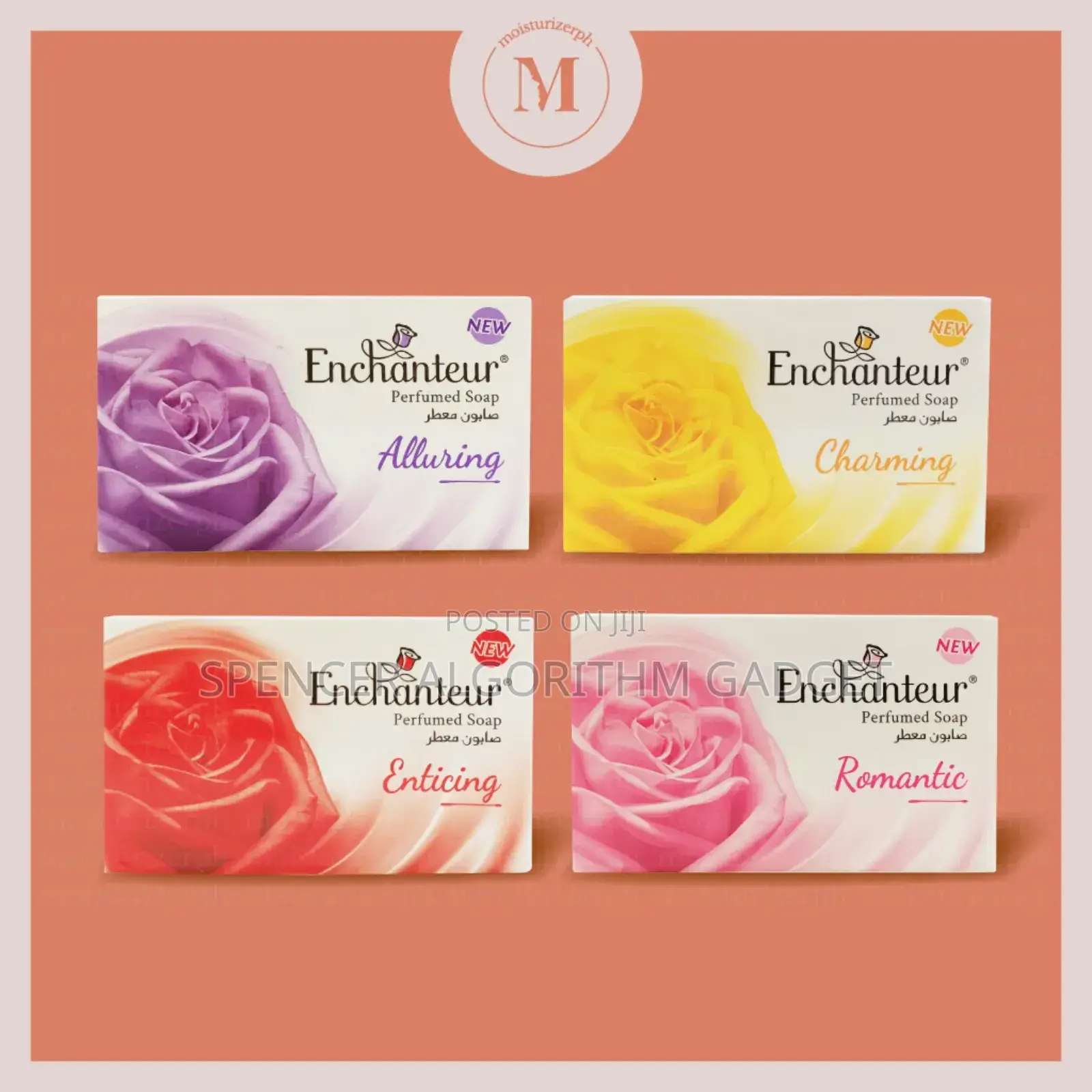Enchanteur Deluxe Perfumed Soap (4 in a Pack)
