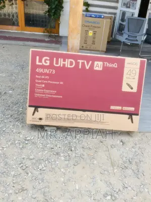 Durable LG 49UN7340 49” Active HDR Smart Electric Tv.