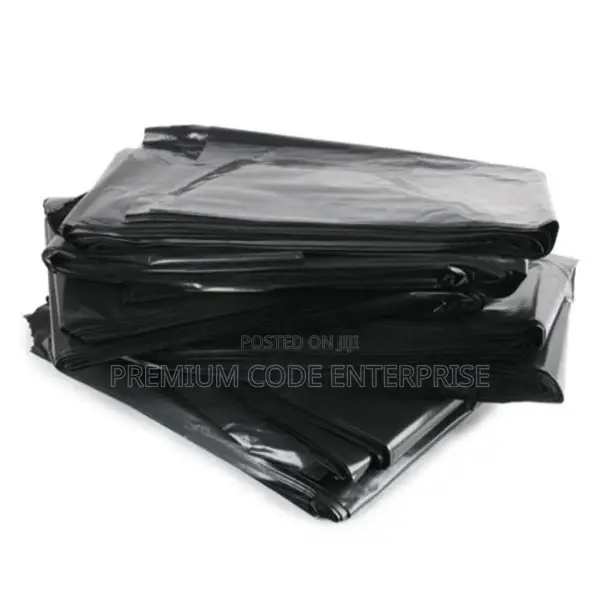 120 Liters Dustbin Liner-Black ( Large), 180 PCS/ Pack