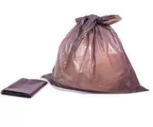 80 Liters Dustbin Liner-Brown ( Medium), 180 PCS/ Pack