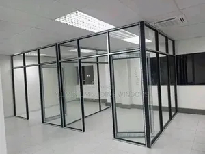 Aluminium Office Partition And Glass