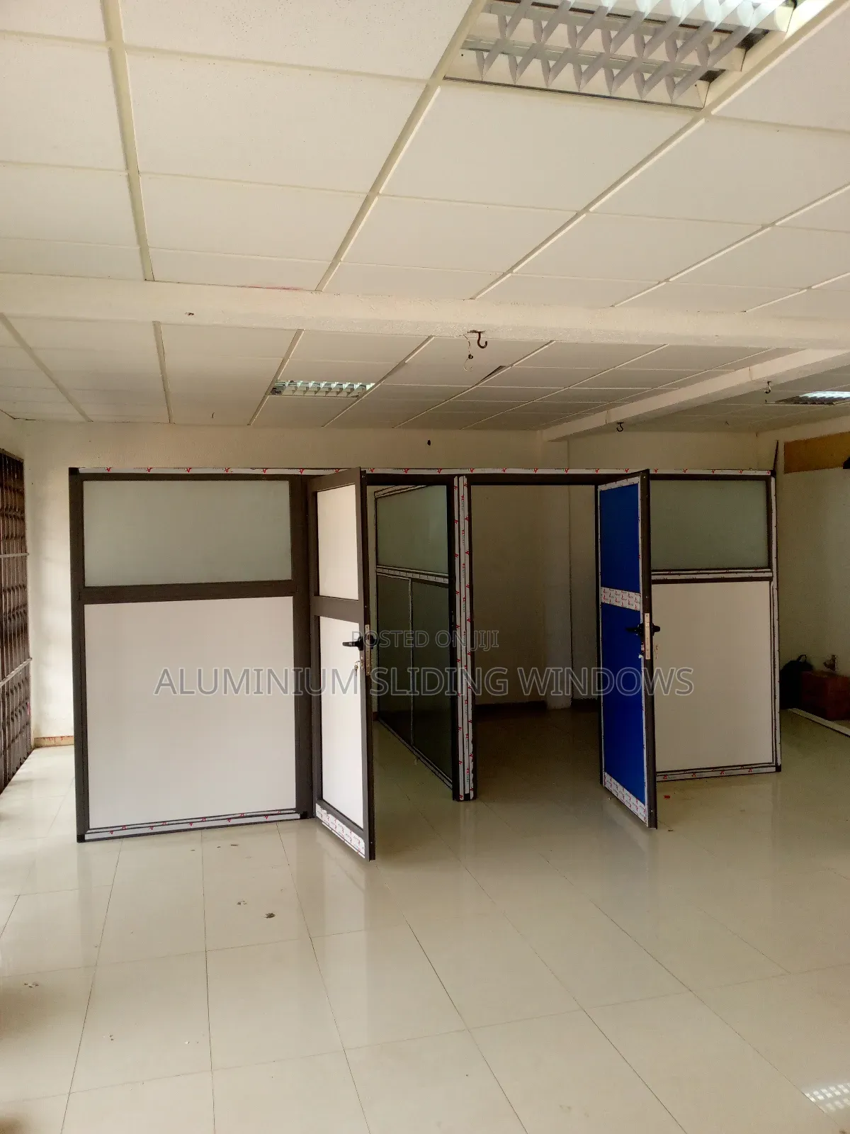 Aluminium Office Partition And Glass