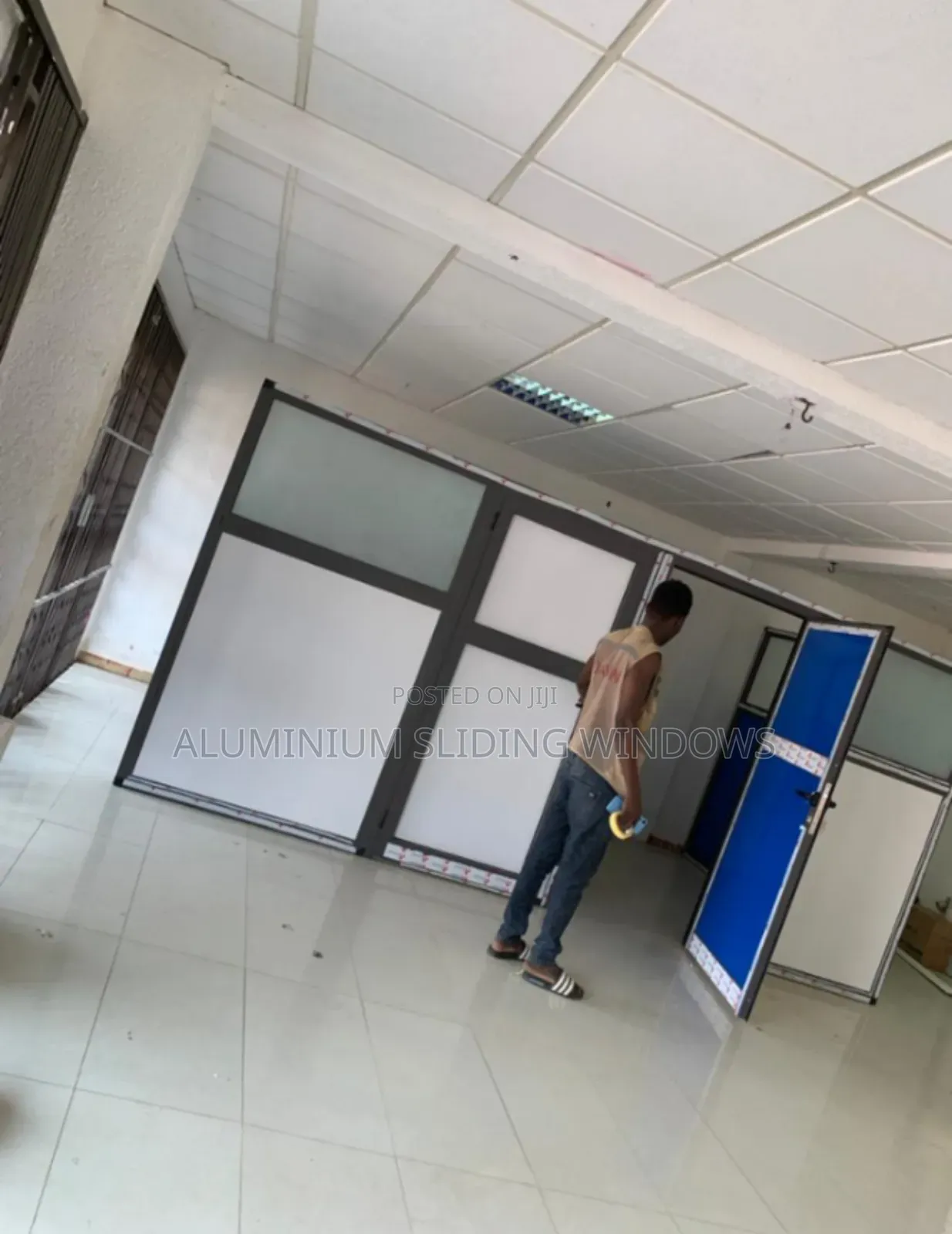 Aluminium Office Partition And Glass