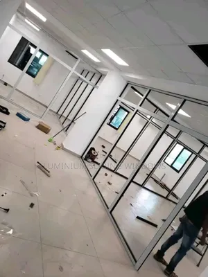 Aluminium Office Partition And Glass
