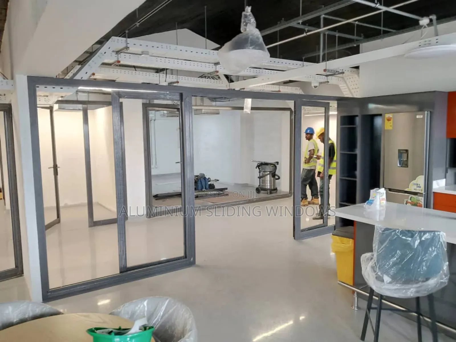 Aluminium Office Partition And Glass