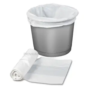10 Liter Bin Liner Trash Bag ( White ), 360 Pieces