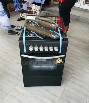 Order Volcano 50x50 Gas Oven 4 Burner(Black) 