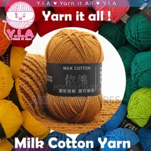 100pcs of 4ply Milk Cotton Yarn