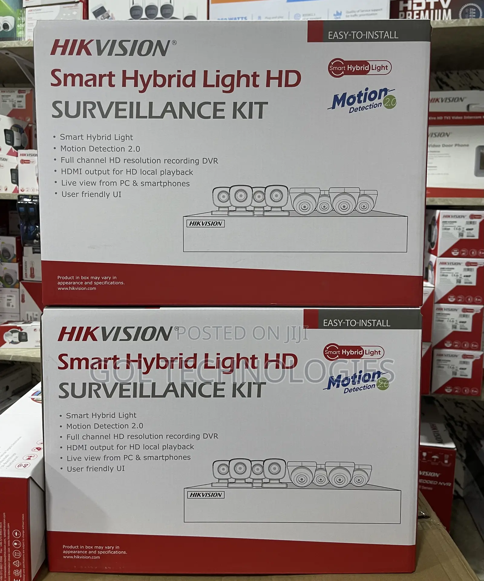 Hikvision 8CH Kit or Complete Full Color With Audio 2024
