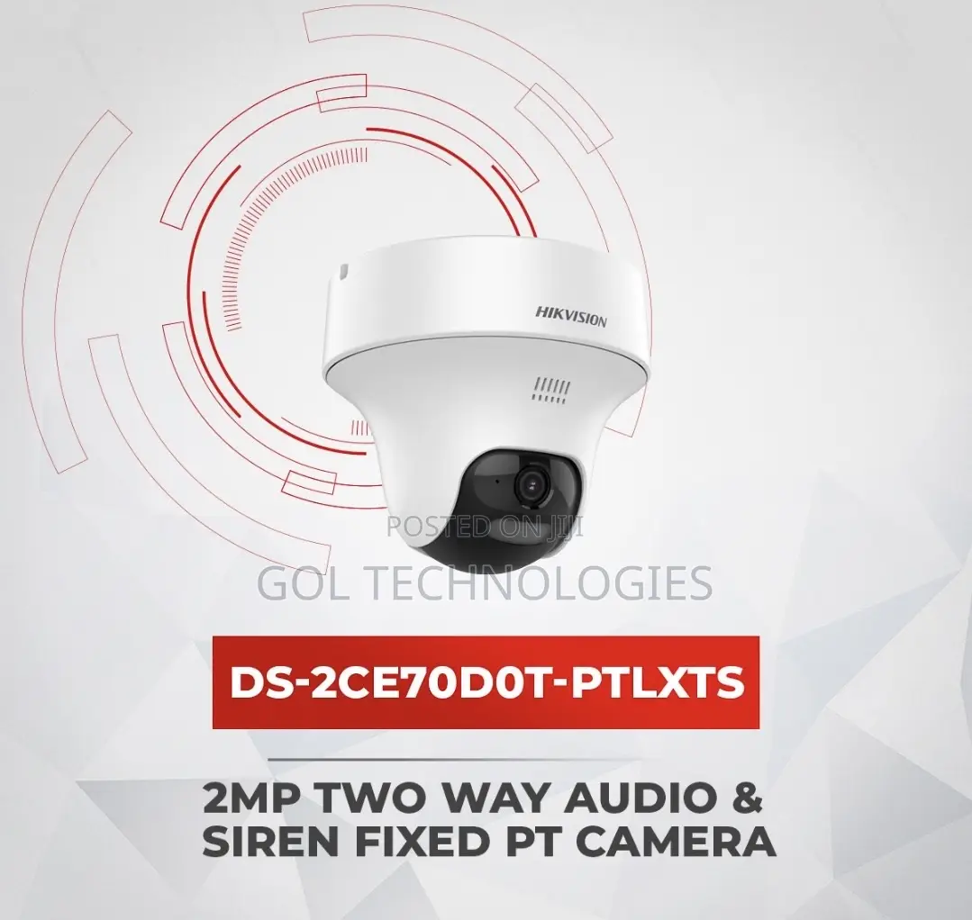 Hikvision 2way Audio Camera With Siren 2mp Analog PTZ Camera