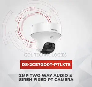 Hikvision 2way Audio Camera With Siren 2mp Analog PTZ Camera