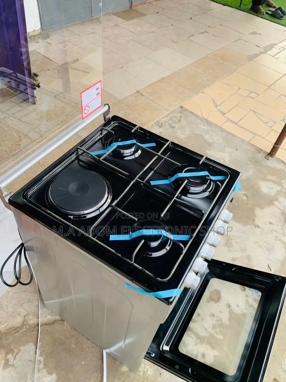 Volcano 3+1 Gas and Electric Cooker With Oven Grill