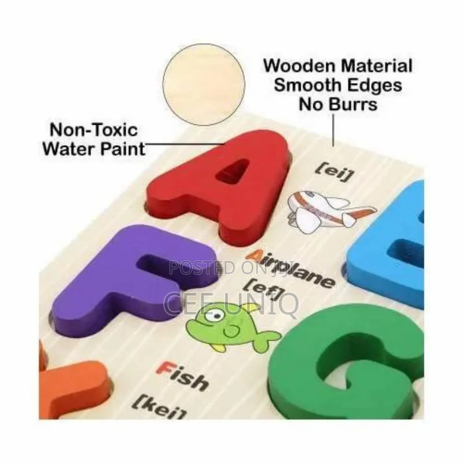 Alphabet Wooden Board