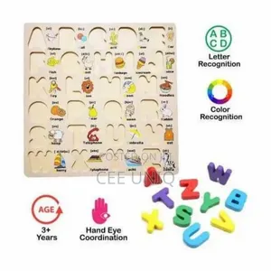 Alphabet Wooden Board