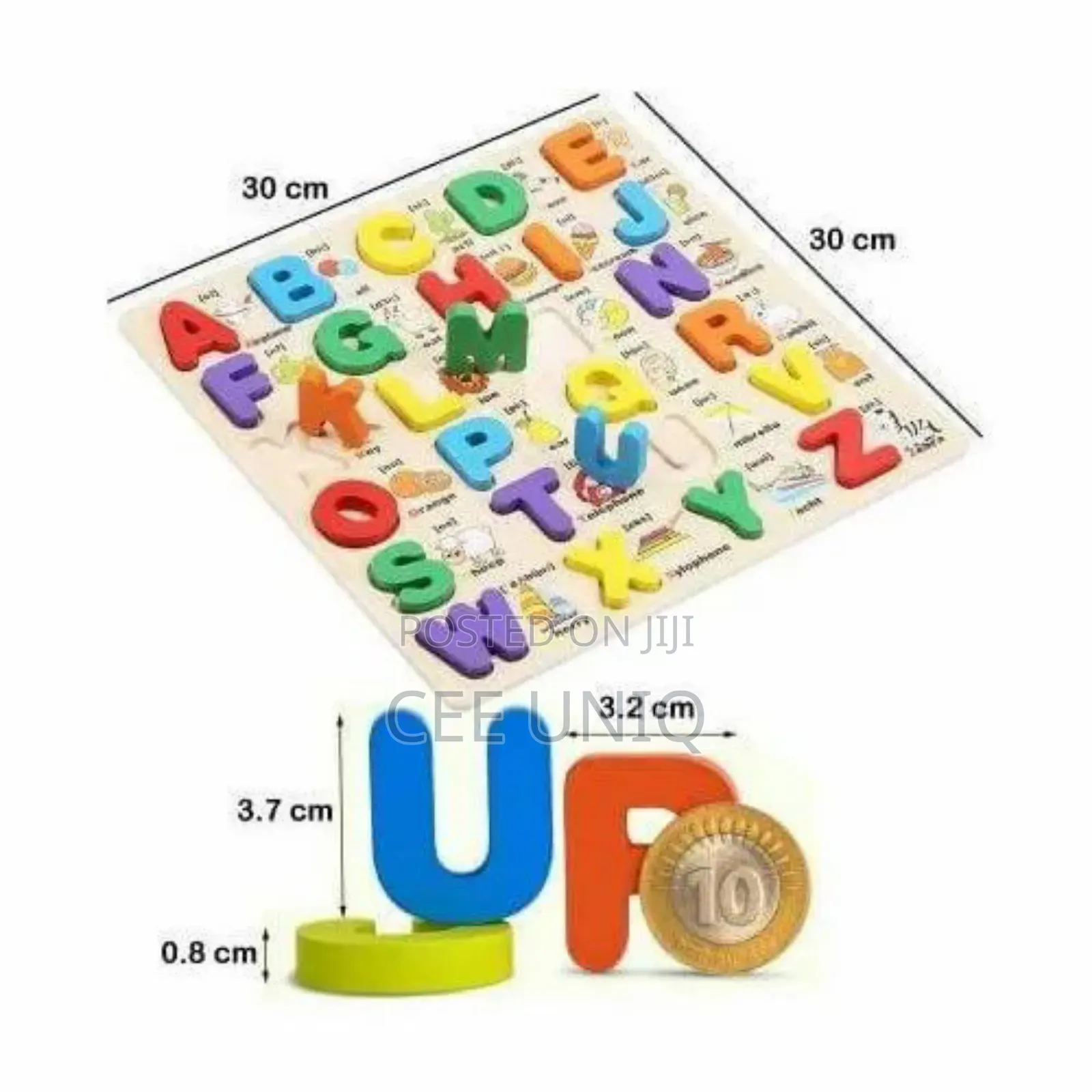 Alphabet Wooden Board