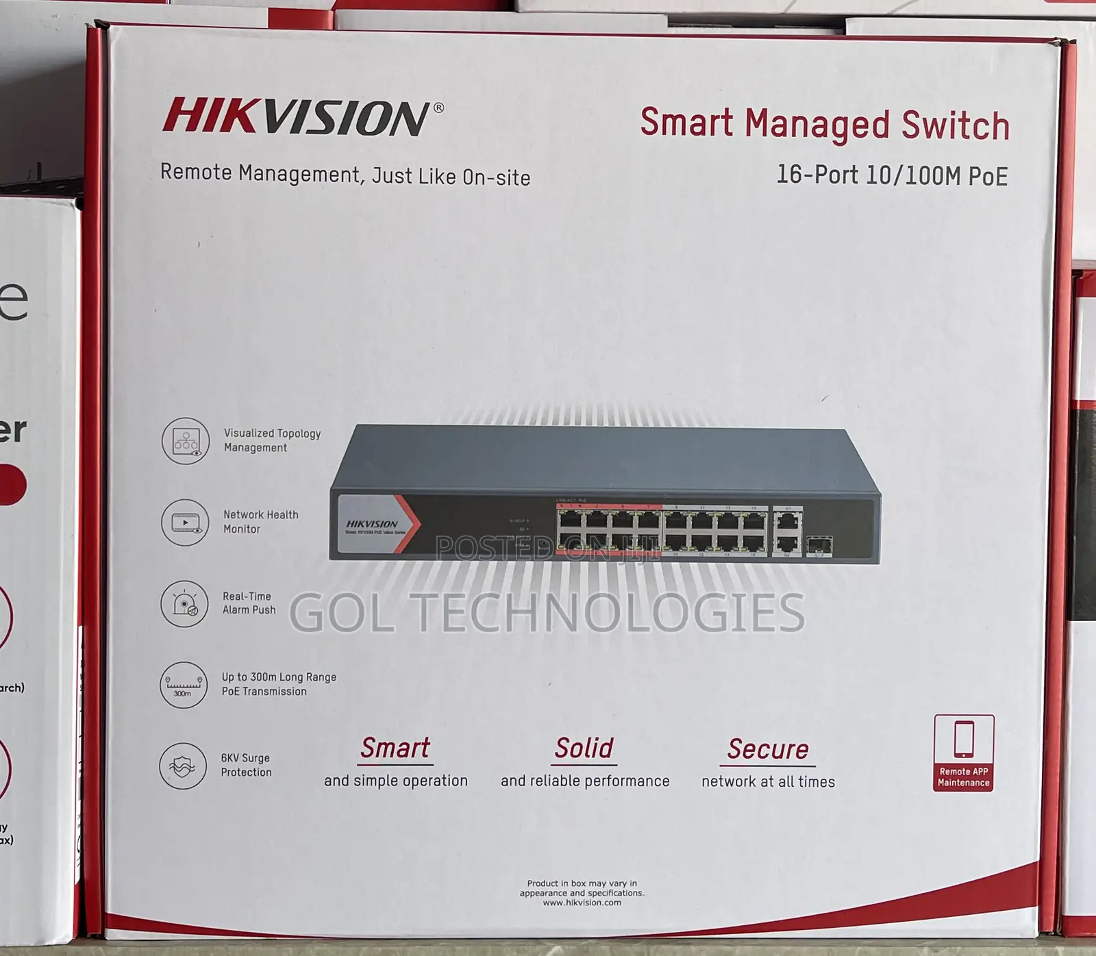 Hikvision 16port Smart Managed Poe Switch With 1sfp Port