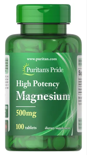 Puritan's Pride High Potency Magnesium 500mg( 100tablet)