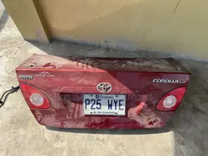 Toyota Corolla 2008 Boot