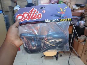 Black Plastic Alice Maracas