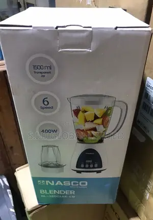 Stainless NASCO-BLENDER-400-WATT-BL-J2001AK-CB