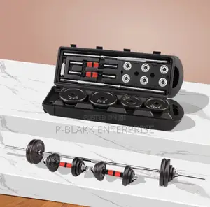 50kg Cast Iron Dumbbell and Barbell Set