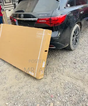 Elegant Black Samsung 65du8000 65” Uhd Smart Tv(2023).