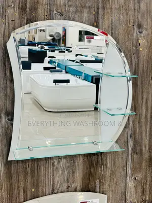 Mirror Shelves_ Bathroom Mirror 60x60cm